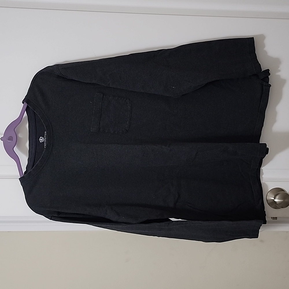 COVINGTON Charcoal Grey Long Sleeve Shirt Size XLT